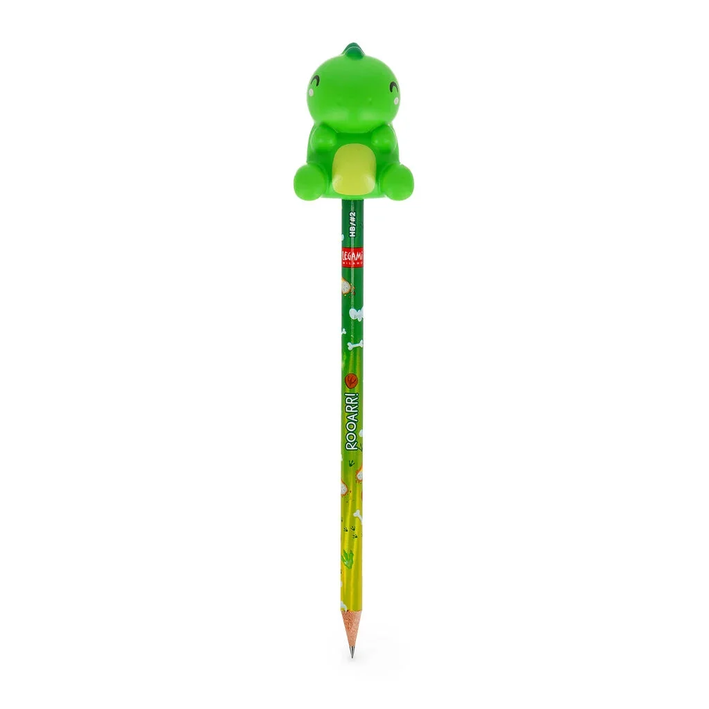 Matita con Antistress Dino "Rooarrr!" - Squeezies
