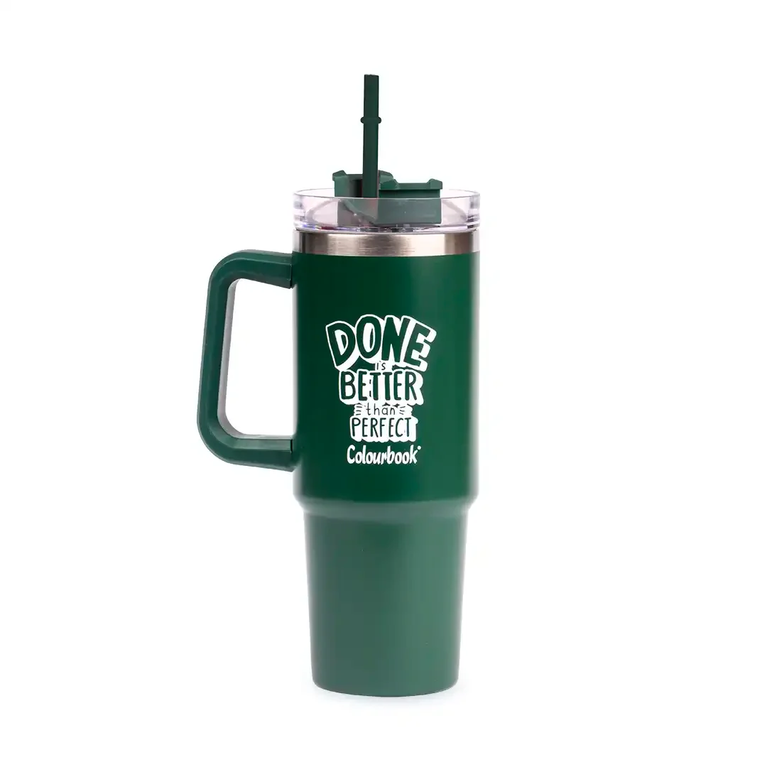 BORRACCIA TERMICA CON CANNUCCIA 900ML VERDE - COLOUR SLURP - foto 2 di 8