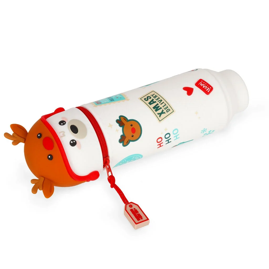 Astuccio di Natale 2 in 1 in Silicone Polar Bear - Kawaii - foto 4 di 7