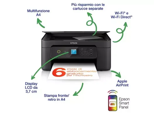 Multifunzione inkjet wireless Expression XP-3200 - foto 3 di 6