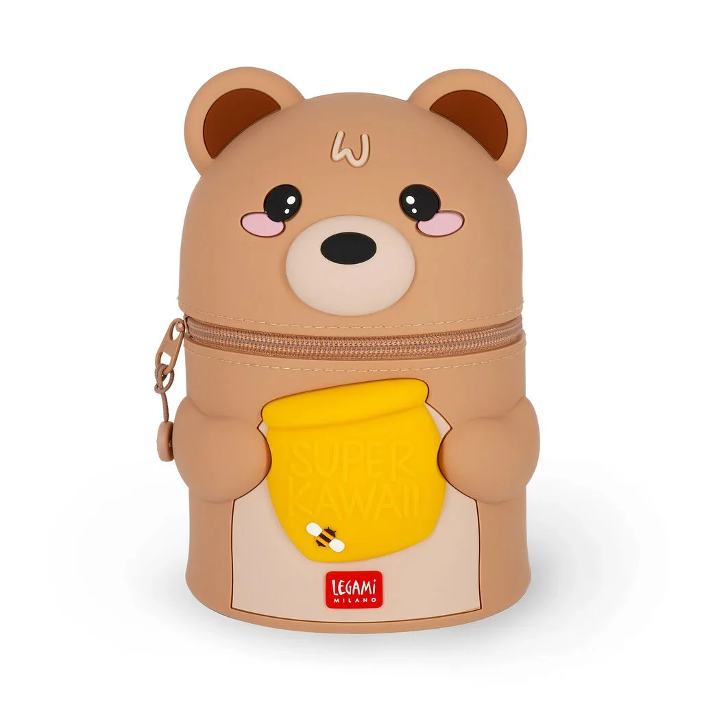 Portapenne da Tavolo Teddy Bear - Super Kawaii - foto 1 di 8
