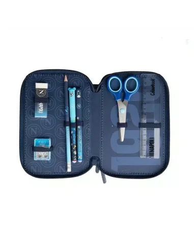 ASTUCCIO 3 ZIP SSC NAPOLI - BLU - foto 4 di 6