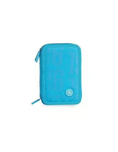 ASTUCCIO 3 ZIP SSC NAPOLI- AZZURO - foto 1 di 5
