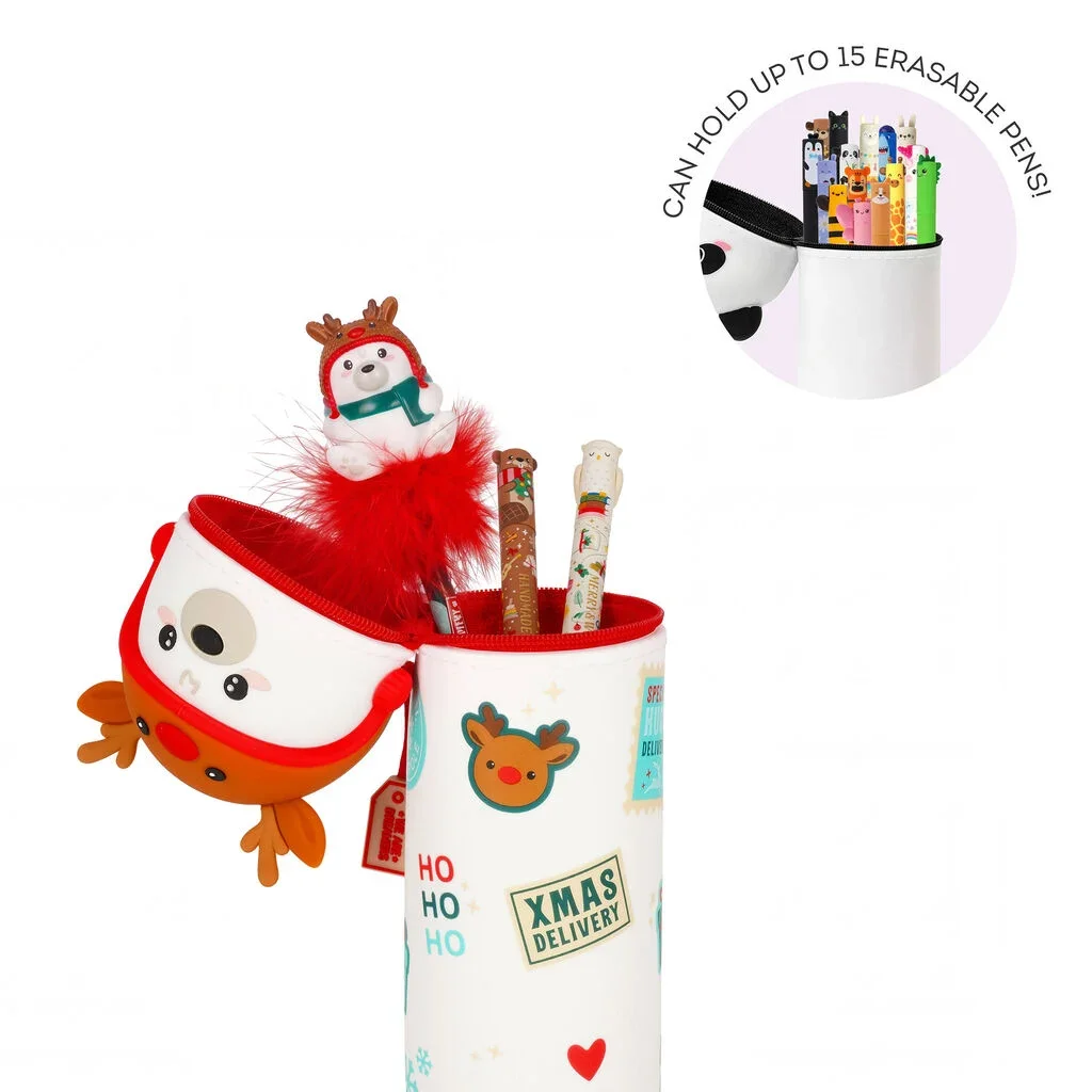 Astuccio di Natale 2 in 1 in Silicone Polar Bear - Kawaii - foto 3 di 7