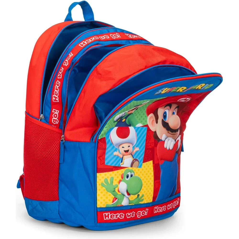 Zaino Organizzato Super Mario Rosso/Blu - foto 3 di 4