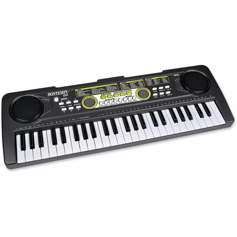 Bontempi - Tastiera Digitale 49 Tasti, 35 Brani Preregistrati, 100 Suoni, 100 Ritmi, Funzione Metronomo e Transposer - foto 2 di 3