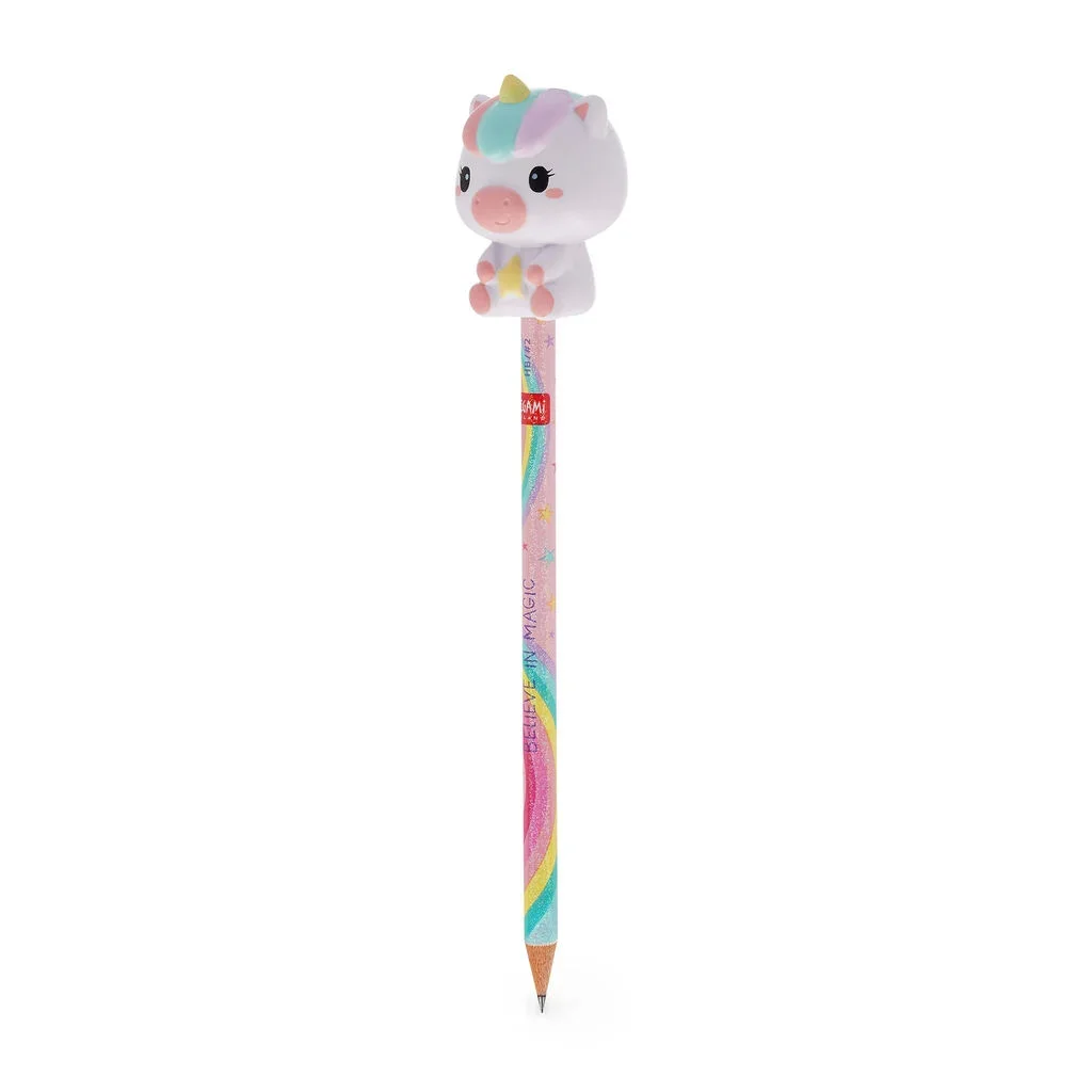 Matita con Antistress Unicorn "Believe In Magic" - Squeezies - foto 3 di 5