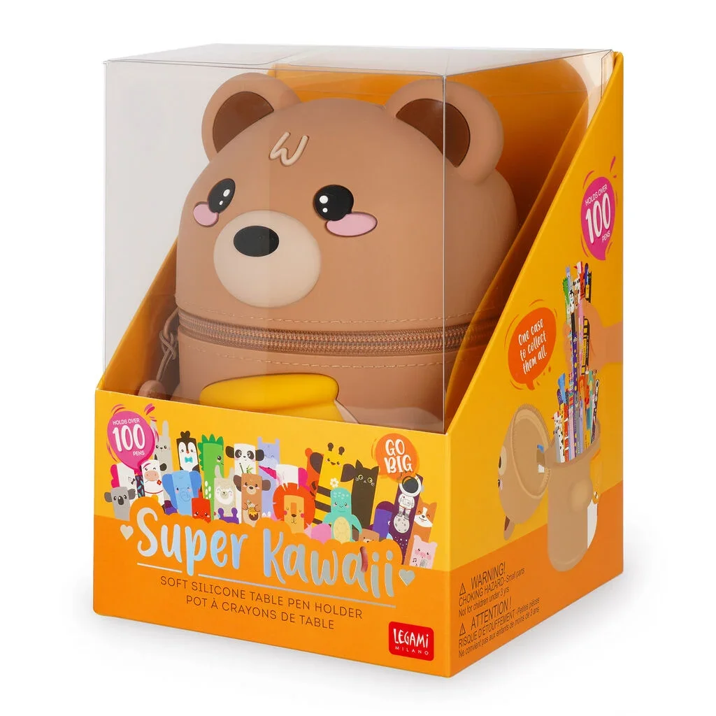 Portapenne da Tavolo Teddy Bear - Super Kawaii - foto 6 di 8