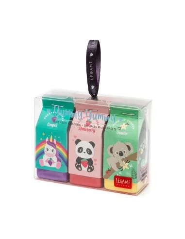 SET DI 3 GOMME PROFUMATE - YUMMY YUMMY